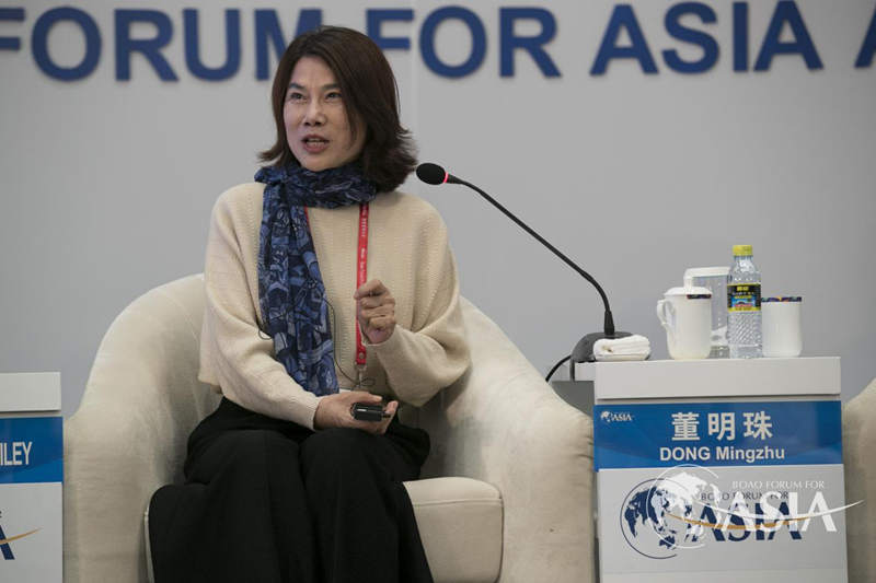 格力电器董事长董明珠（博鳌亚洲论坛官方图片）