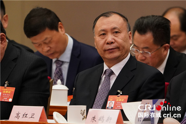 图片默认标题_fororder_全国人大代表、中国航天科工集团有限公司董事长高红卫。摄影：李晋.